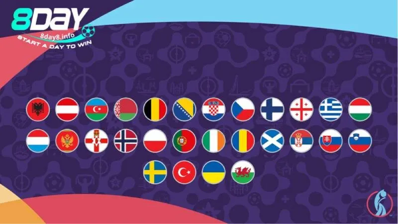 Euro 2025 quy tụ 32 câu lạc bộ
