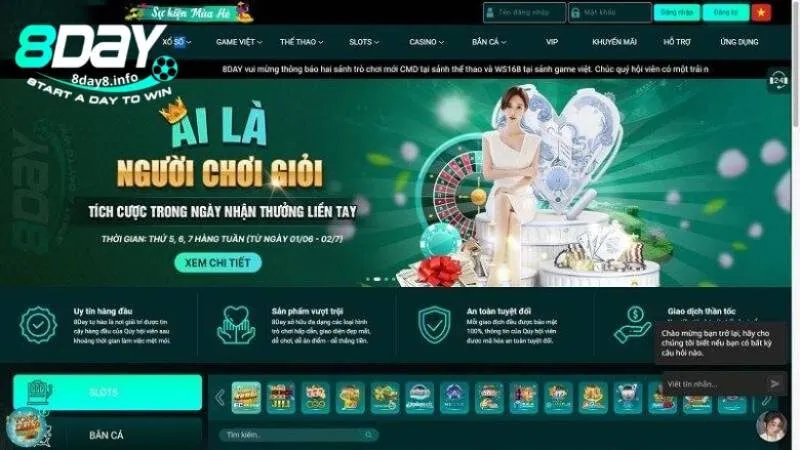 quy định cá cược tại nhà cái 8Day